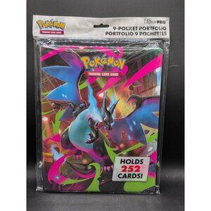 Pokémon 9-Pocket Card Portfolio By Ultra PRO Holds 252 Cards Charizard Design Ne